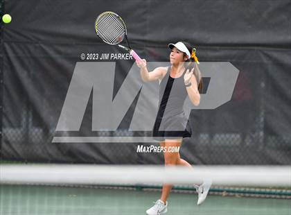 Thumbnail 3 in UIL 5A Girls Team Tennis Semifinals photogallery.