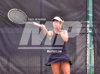 Thumbnail 2 in UIL 5A Girls Team Tennis Semifinals photogallery.