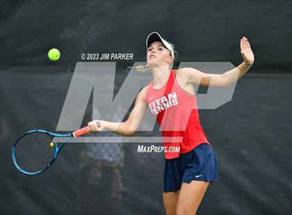 Thumbnail 1 in UIL 5A Girls Team Tennis Semifinals photogallery.