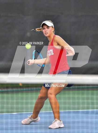 Thumbnail 3 in UIL 5A Girls Team Tennis Semifinals photogallery.