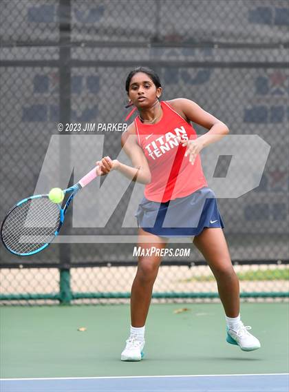Thumbnail 3 in UIL 5A Girls Team Tennis Semifinals photogallery.