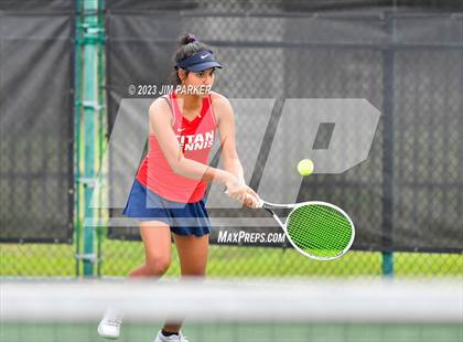 Thumbnail 3 in UIL 5A Girls Team Tennis Semifinals photogallery.