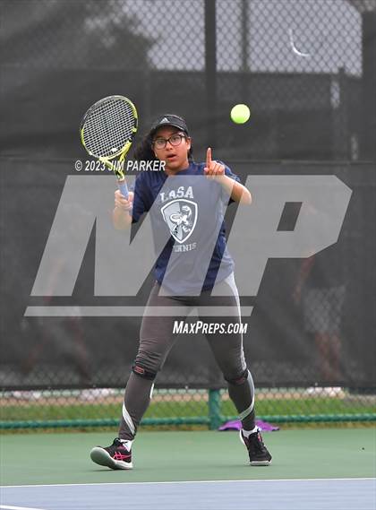Thumbnail 3 in UIL 5A Girls Team Tennis Semifinals photogallery.