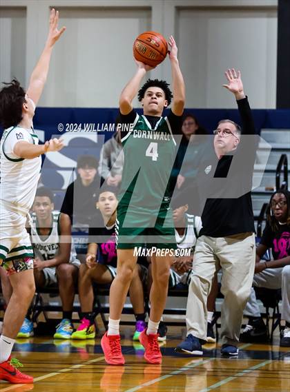 Thumbnail 1 in Roosevelt vs Cornwall Central (Officials vs Cancer Tournament) photogallery.