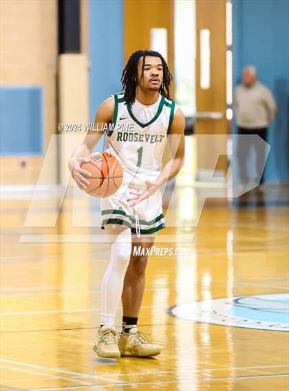 Thumbnail 3 in Roosevelt vs Cornwall Central (Officials vs Cancer Tournament) photogallery.
