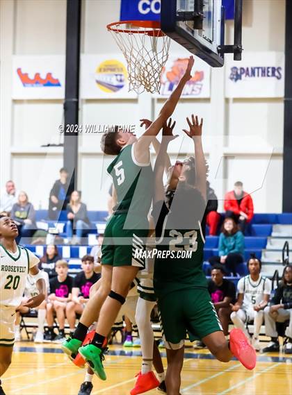 Thumbnail 1 in Roosevelt vs Cornwall Central (Officials vs Cancer Tournament) photogallery.