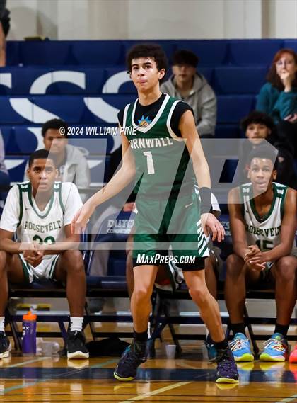 Thumbnail 2 in Roosevelt vs Cornwall Central (Officials vs Cancer Tournament) photogallery.