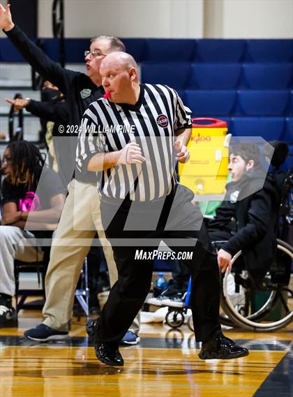 Thumbnail 2 in Roosevelt vs Cornwall Central (Officials vs Cancer Tournament) photogallery.