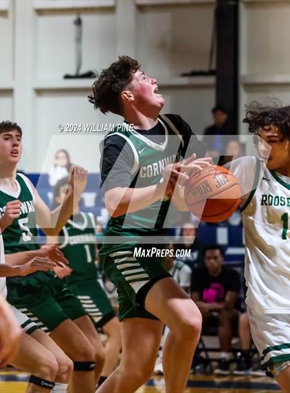 Thumbnail 2 in Roosevelt vs Cornwall Central (Officials vs Cancer Tournament) photogallery.