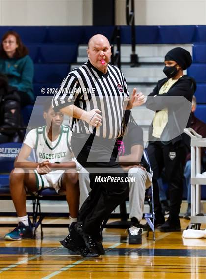 Thumbnail 3 in Roosevelt vs Cornwall Central (Officials vs Cancer Tournament) photogallery.
