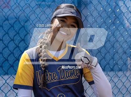 Thumbnail 2 in Notre Dame vs Carlmont (CIF CCS Division 1 Semifinal) photogallery.