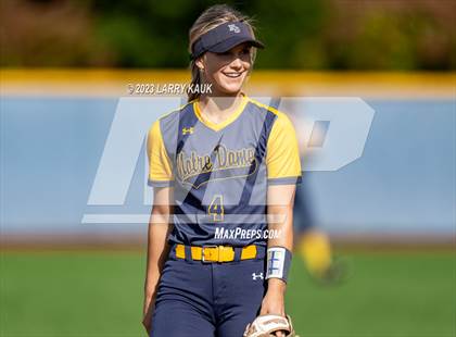Thumbnail 3 in Notre Dame vs Carlmont (CIF CCS Division 1 Semifinal) photogallery.