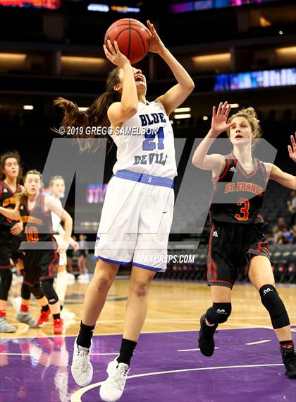 Thumbnail 3 in Davis vs St. Francis (@ Golden 1 Center) photogallery.