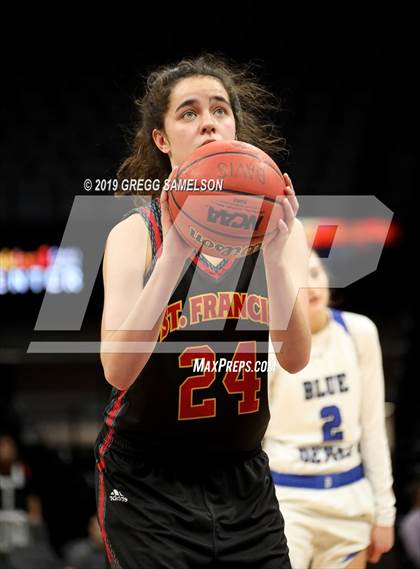 Thumbnail 1 in Davis vs St. Francis (@ Golden 1 Center) photogallery.