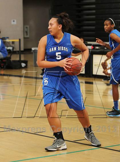 Thumbnail 1 in Olympian vs. San Diego (So Cal Holiday Classic) photogallery.