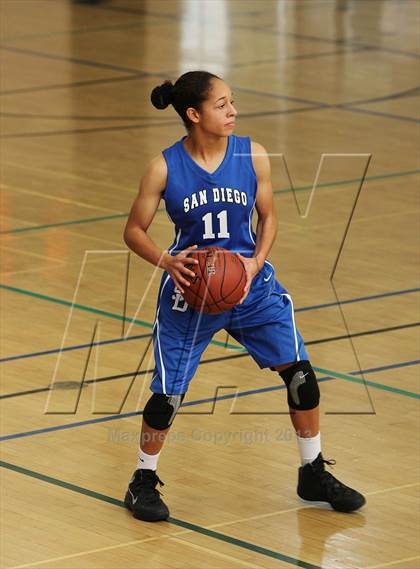 Thumbnail 3 in Olympian vs. San Diego (So Cal Holiday Classic) photogallery.