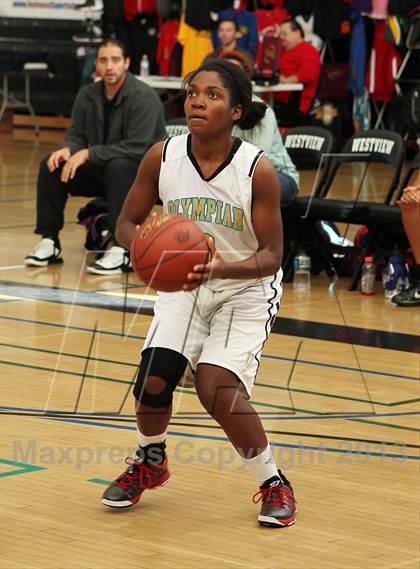 Thumbnail 3 in Olympian vs. San Diego (So Cal Holiday Classic) photogallery.