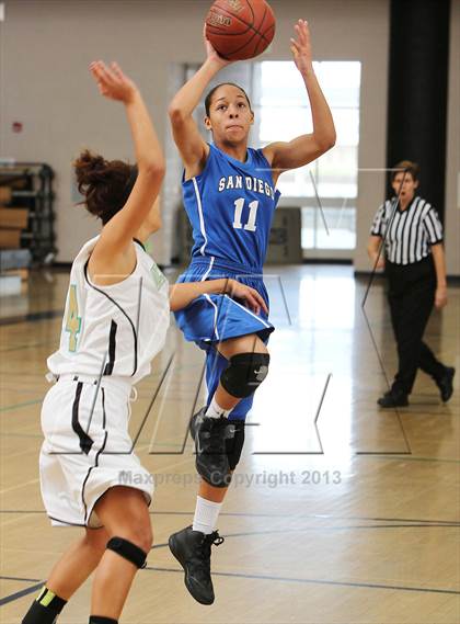 Thumbnail 2 in Olympian vs. San Diego (So Cal Holiday Classic) photogallery.