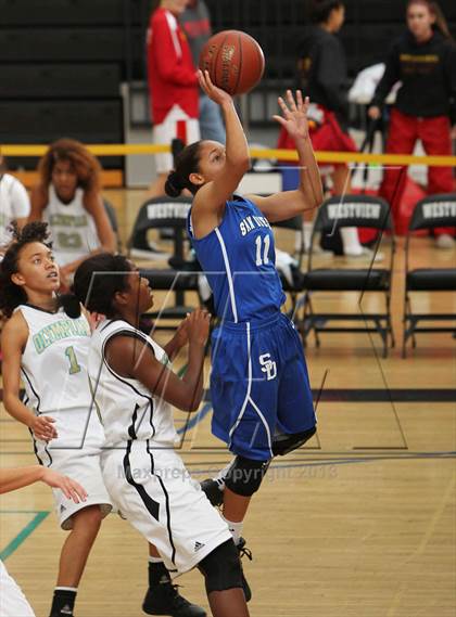 Thumbnail 2 in Olympian vs. San Diego (So Cal Holiday Classic) photogallery.