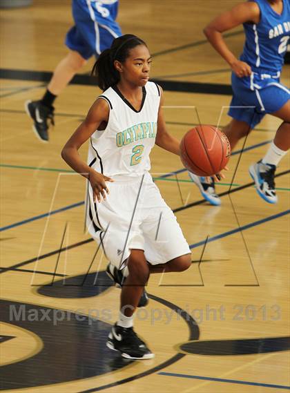 Thumbnail 2 in Olympian vs. San Diego (So Cal Holiday Classic) photogallery.