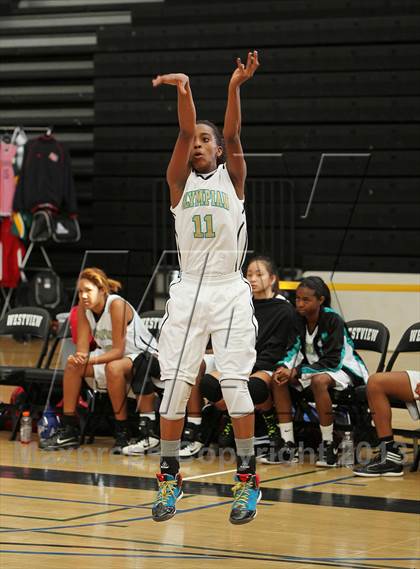 Thumbnail 1 in Olympian vs. San Diego (So Cal Holiday Classic) photogallery.