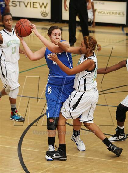 Thumbnail 1 in Olympian vs. San Diego (So Cal Holiday Classic) photogallery.