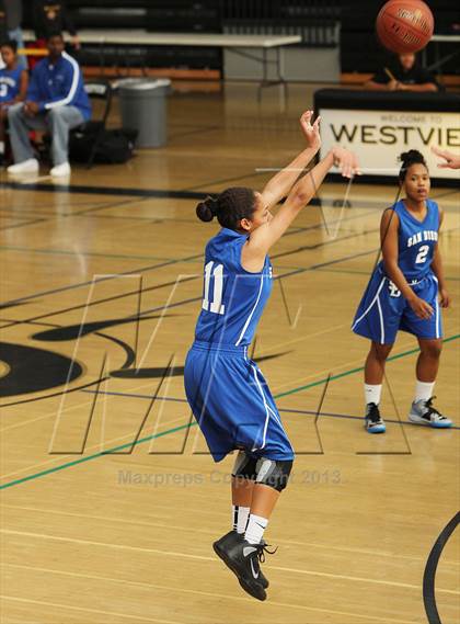 Thumbnail 1 in Olympian vs. San Diego (So Cal Holiday Classic) photogallery.