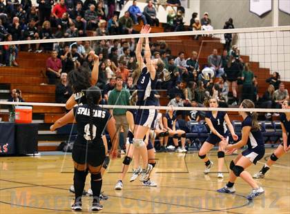 Thumbnail 1 in Orangewood Academy vs. St. Monica Academy (CIF D5A Final) photogallery.