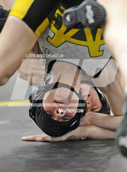 Thumbnail 3 in Aliso Niguel vs. Mira Costa (Lady Big Kat Wrestling Invitational) photogallery.