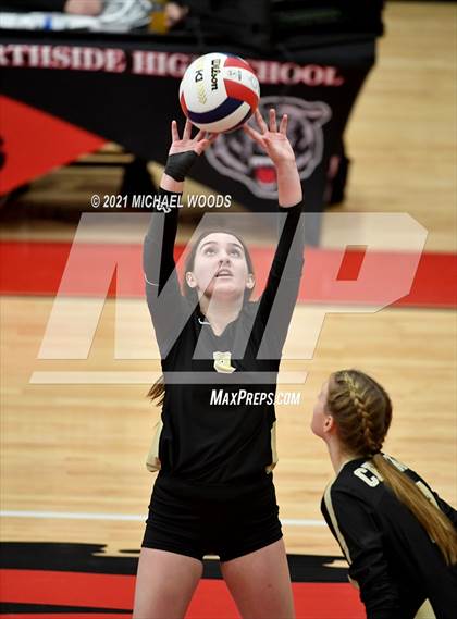 Thumbnail 2 in Bentonville vs. Central (AAA 6A First Round Playoff) photogallery.