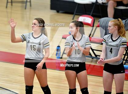 Thumbnail 1 in Bentonville vs. Central (AAA 6A First Round Playoff) photogallery.
