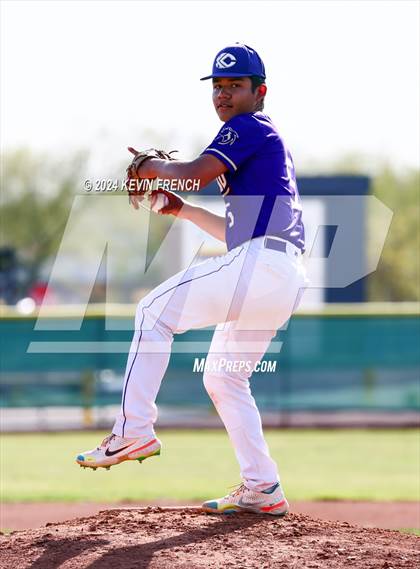 Thumbnail 1 in Kirtland Central vs. Cherry Creek (Coach Bob National Invitational) photogallery.