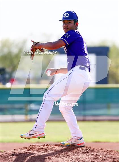 Thumbnail 2 in Kirtland Central vs. Cherry Creek (Coach Bob National Invitational) photogallery.