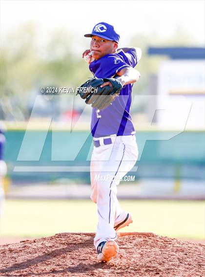 Thumbnail 1 in Kirtland Central vs. Cherry Creek (Coach Bob National Invitational) photogallery.
