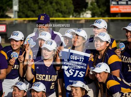 Thumbnail 2 in Escalon vs. Mariposa County (CIF SJS D5 Final) photogallery.
