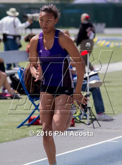 Thumbnail 1 in CIF Southern Section Track and Field Divisional Finals (Girls Events) photogallery.