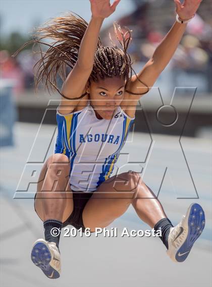 Thumbnail 1 in CIF Southern Section Track and Field Divisional Finals (Girls Events) photogallery.