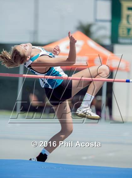 Thumbnail 1 in CIF Southern Section Track and Field Divisional Finals (Girls Events) photogallery.