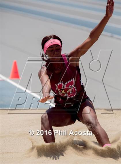 Thumbnail 2 in CIF Southern Section Track and Field Divisional Finals (Girls Events) photogallery.
