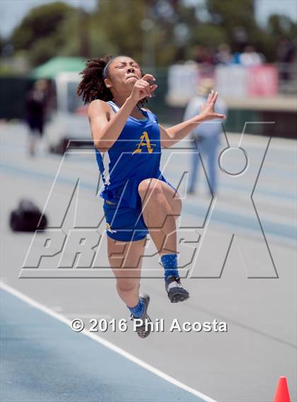 Thumbnail 1 in CIF Southern Section Track and Field Divisional Finals (Girls Events) photogallery.
