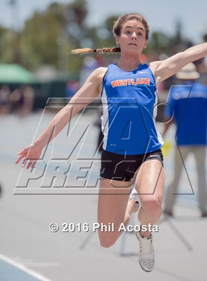 Thumbnail 3 in CIF Southern Section Track and Field Divisional Finals (Girls Events) photogallery.