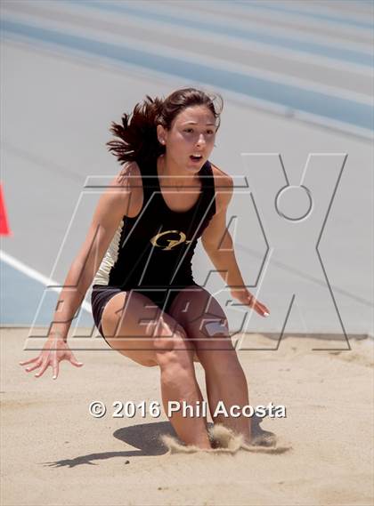 Thumbnail 2 in CIF Southern Section Track and Field Divisional Finals (Girls Events) photogallery.