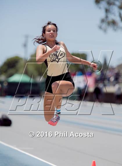 Thumbnail 1 in CIF Southern Section Track and Field Divisional Finals (Girls Events) photogallery.