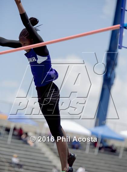 Thumbnail 1 in CIF Southern Section Track and Field Divisional Finals (Girls Events) photogallery.