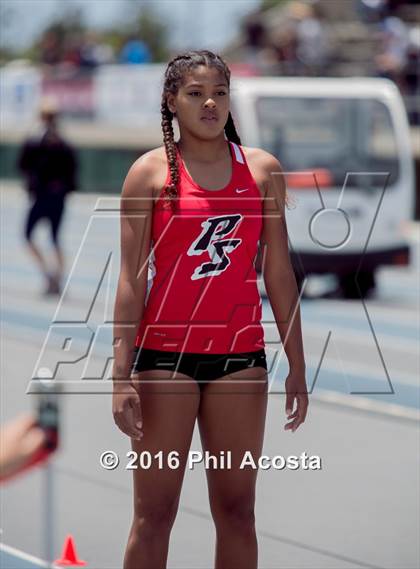 Thumbnail 1 in CIF Southern Section Track and Field Divisional Finals (Girls Events) photogallery.