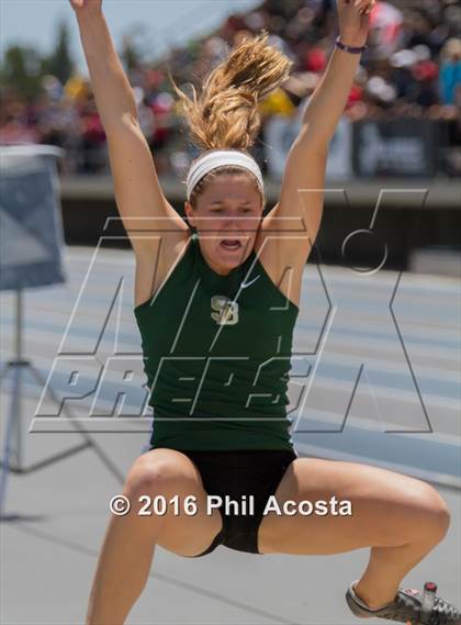 Thumbnail 1 in CIF Southern Section Track and Field Divisional Finals (Girls Events) photogallery.