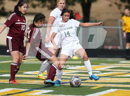 Thumbnail 3 in Stevenson vs. Zion-Benton (IHSA 3A Regional Semifinal) photogallery.
