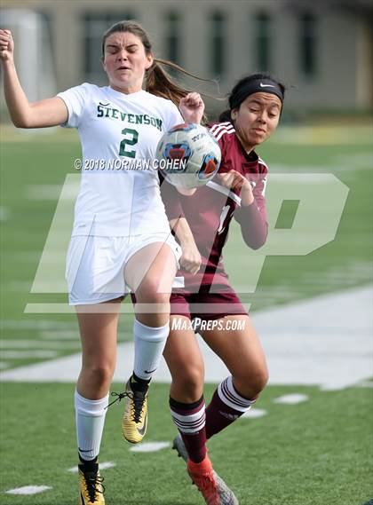 Thumbnail 2 in Stevenson vs. Zion-Benton (IHSA 3A Regional Semifinal) photogallery.