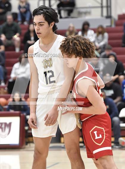 Thumbnail 1 in Mater Dei Catholic vs. Orange Lutheran (Rancho Mirage Holiday Invitational) photogallery.