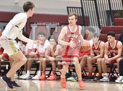 Thumbnail 1 in Mater Dei Catholic vs. Orange Lutheran (Rancho Mirage Holiday Invitational) photogallery.